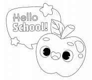 Hello School! - coloring page n° 657