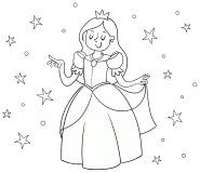 The Star Princess - coloring page n° 663
