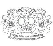 Feliz Día de Muertos! - coloring page n° 699