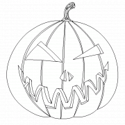 Halloween Pumpkin Lantern - coloring page n° 70