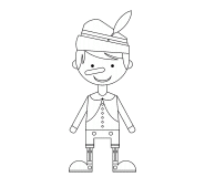 Pinocchio - coloring page n° 707