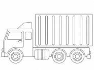 Small Truck - coloring page n° 745