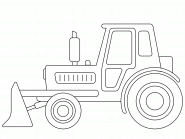 Construction Backhoe - coloring page n° 747