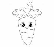 Cartoon Carrot - coloring page n° 761