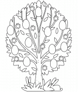 Easter Tree - coloring page n° 818