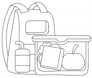 School Lunch Box - coloring page n° 821