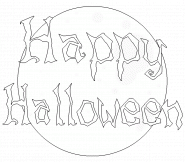Happy Halloween - coloring page n° 88