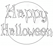 Happy Halloween - coloring page n° 88