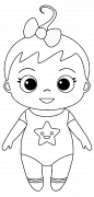 Sweet Baby Girl - coloring page n° 884