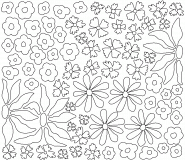 Colorful Flowers - coloring page n° 903