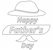 Happy Father's Day - coloring page n° 942