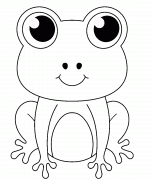 Cartoon Frog - coloring page n° 955