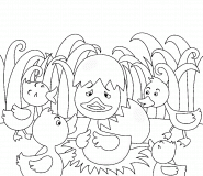 The Ugly Duckling - coloring page n° 966