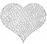 Fingerprint Heart - coloring page n° 980