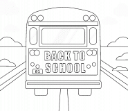 Back-to-School Bus - coloring page n° 987