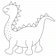 Baby Dinosaur - coloring page n° 992