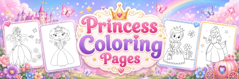 👸Princess - Free Coloring Pages for Kids 👸Princess -Free Coloring Pages for Kids