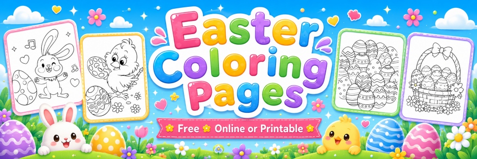 🐣Easter - Free Coloring Pages for Kids 🐣Easter -Free Coloring Pages for Kids