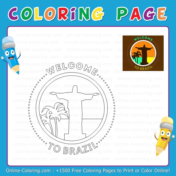 brazil coloring pages