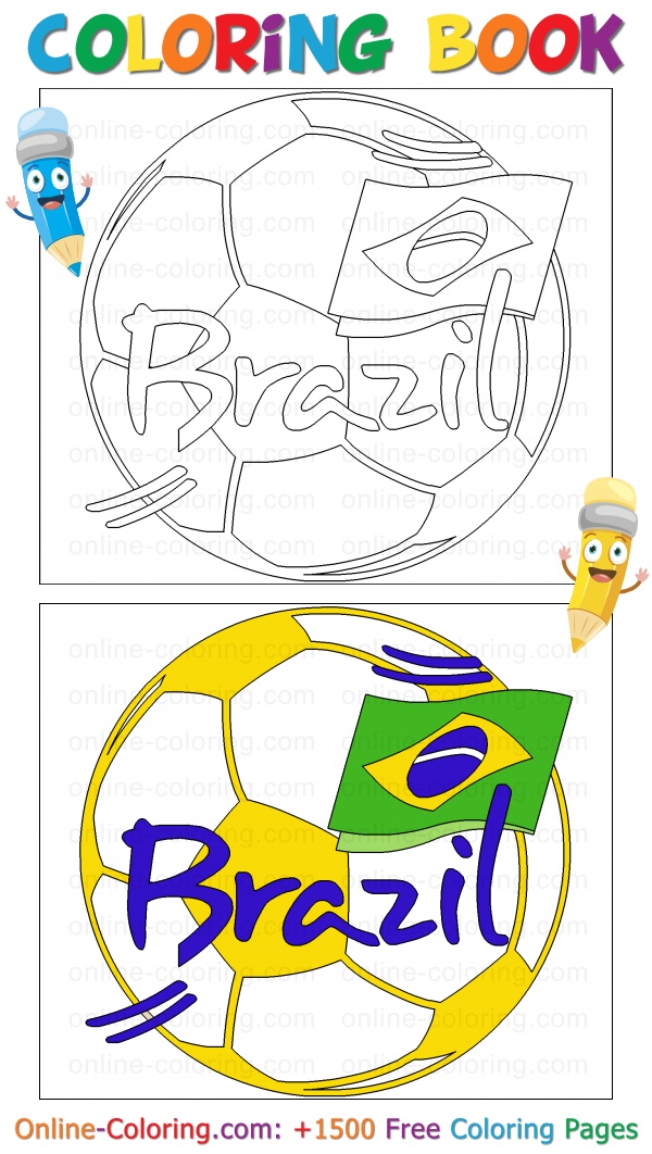 brazil coloring pages