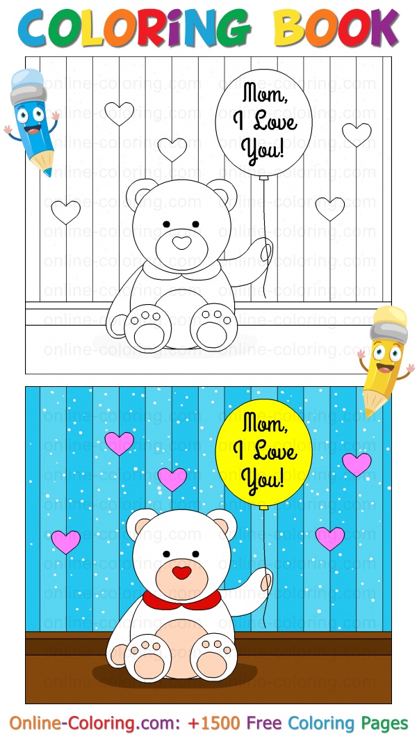 4400 Coloring Pages I Love You Mom And Dad  Latest HD